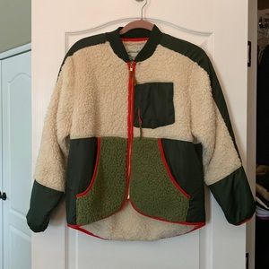 The Great. + Eddie Bauer Plush Fleece Timber Jacket